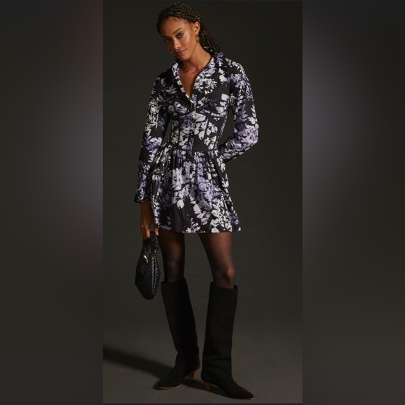Anthropologie Dresses & Skirts - BY ANTHROPOLOGIE CORSET SHIRT DRESS